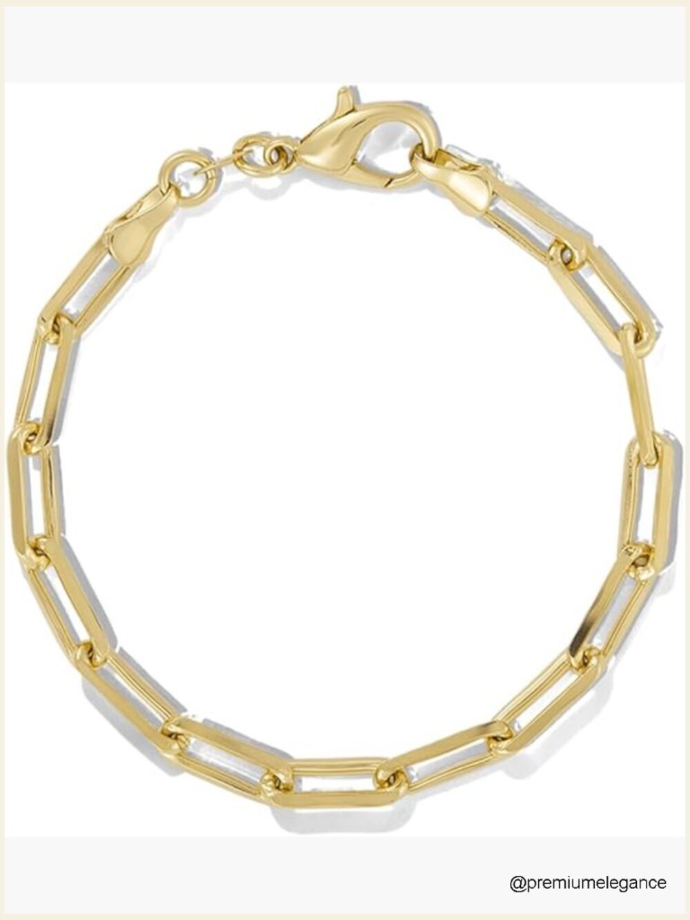 Chunky Love Bracelet Waterproof Tarnish-Free PVD Coated Hypoallergenic Gold